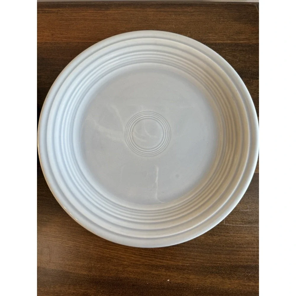 Set Of 2 Vintage Gray Fiestaware 9 1/2